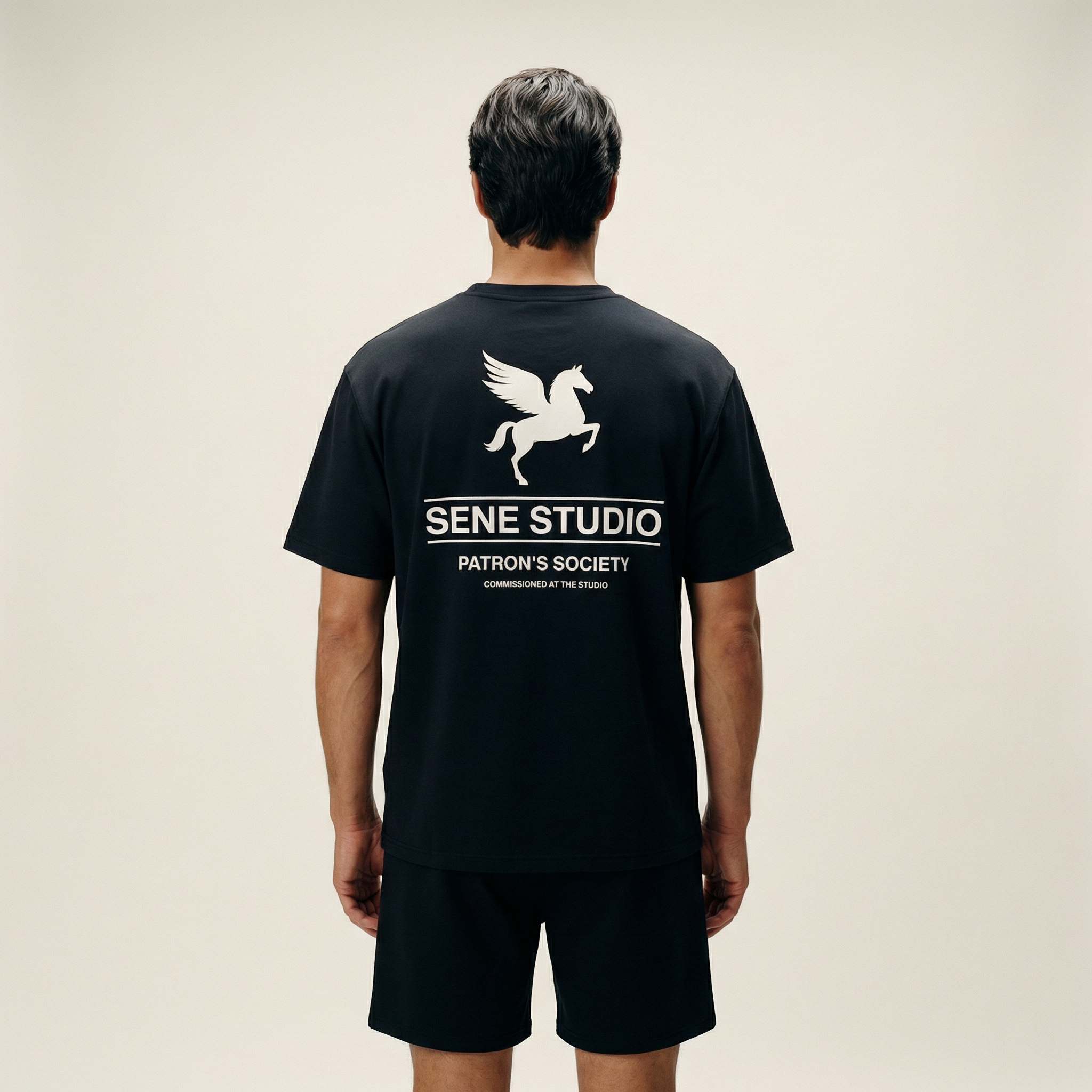 Tags:(Large) Custom t-shirt tee model Kive in Black