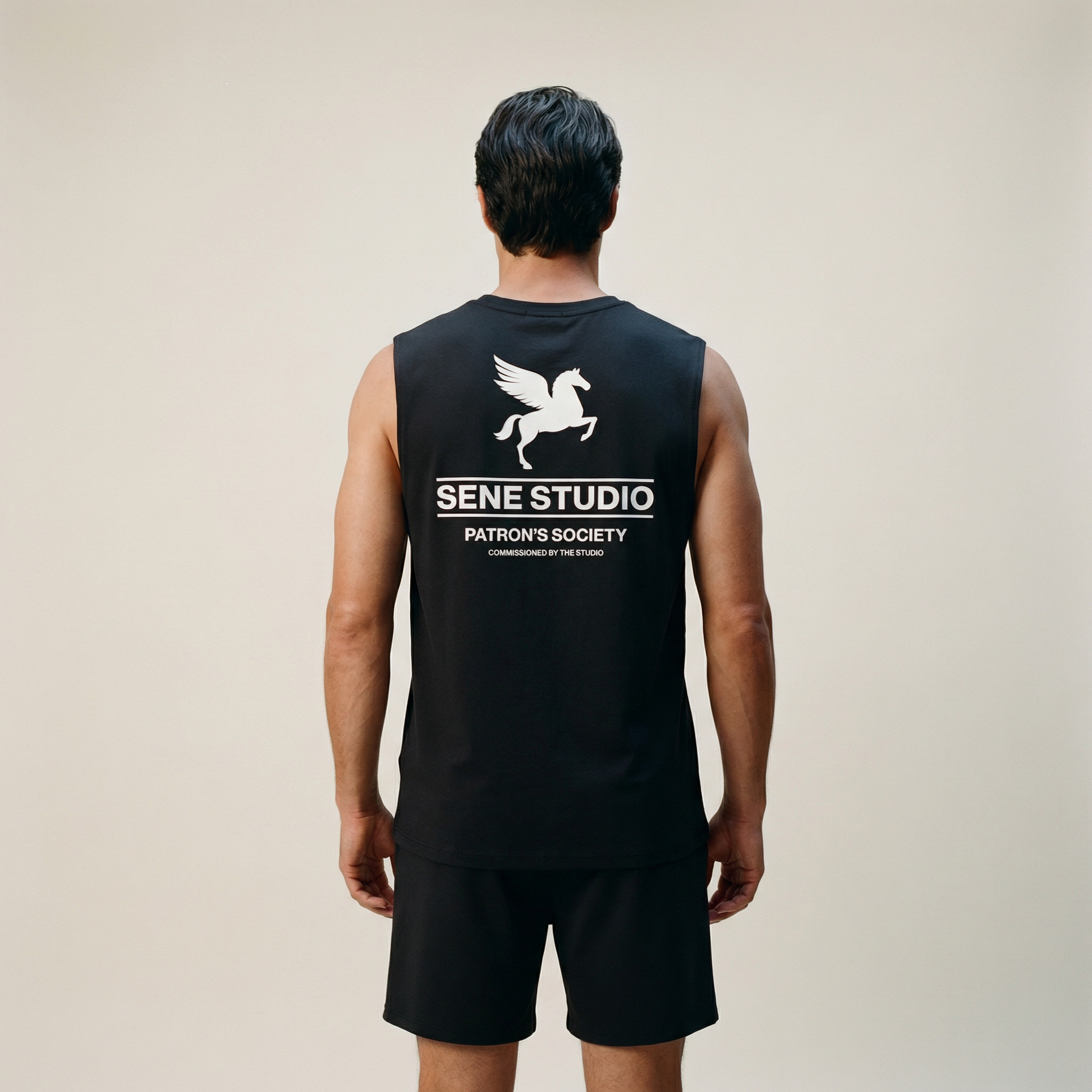 Tags:(Large | 6'1" - 165) Custom t-shirt tee model Kive in Black