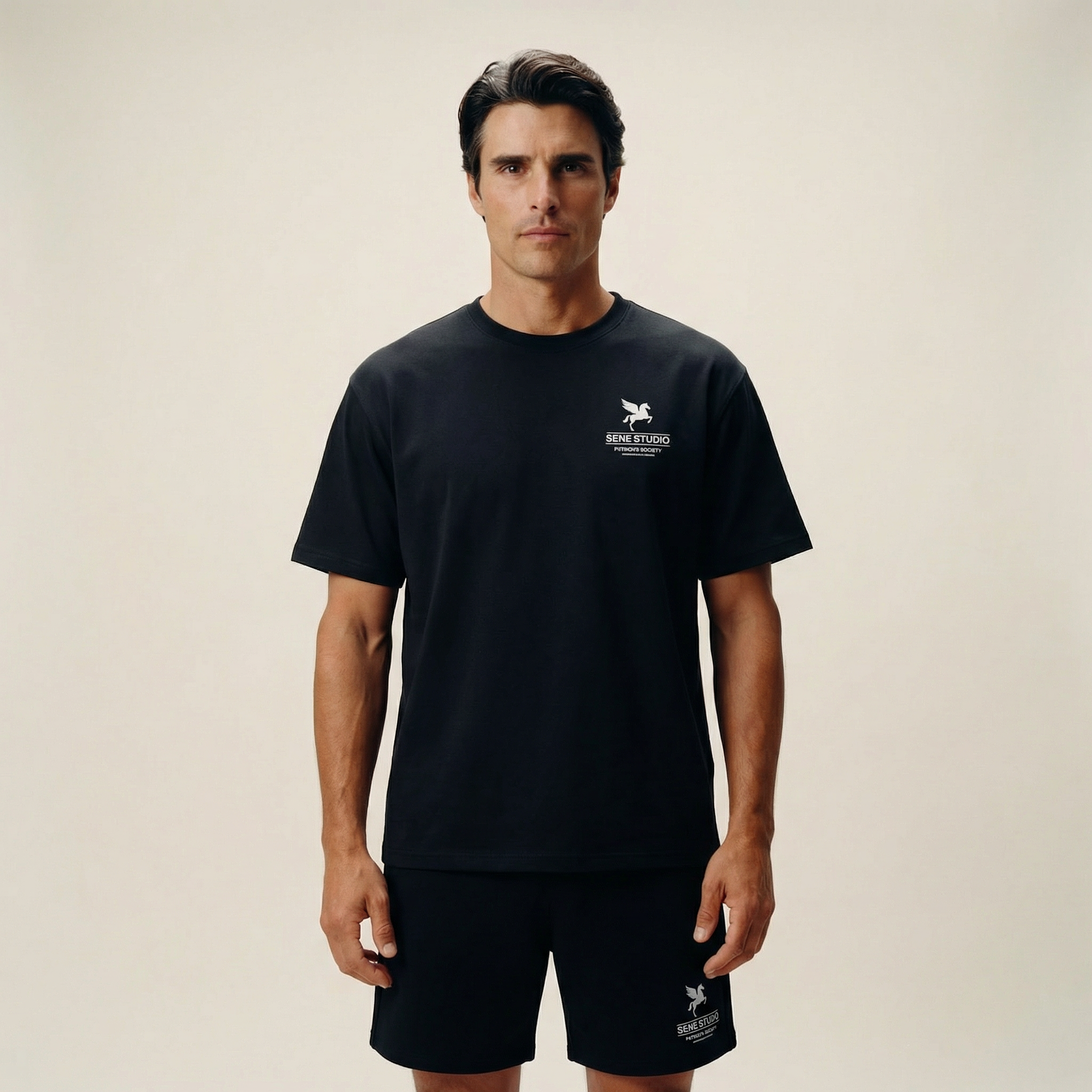 Tags:(Large) Custom t-shirt tee model Kive in Black