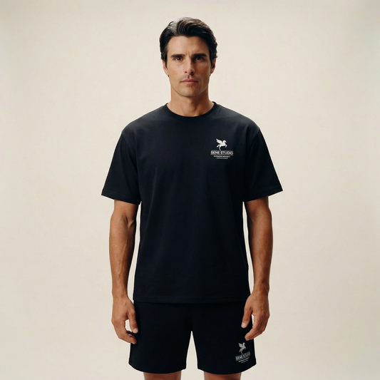 Tags:(Large) Custom t-shirt tee model Kive in Black