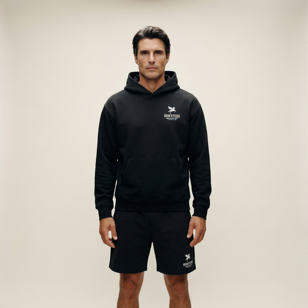 Tags:(Large | 6'2" - 180) Custom t-shirt tee model Kive in Black