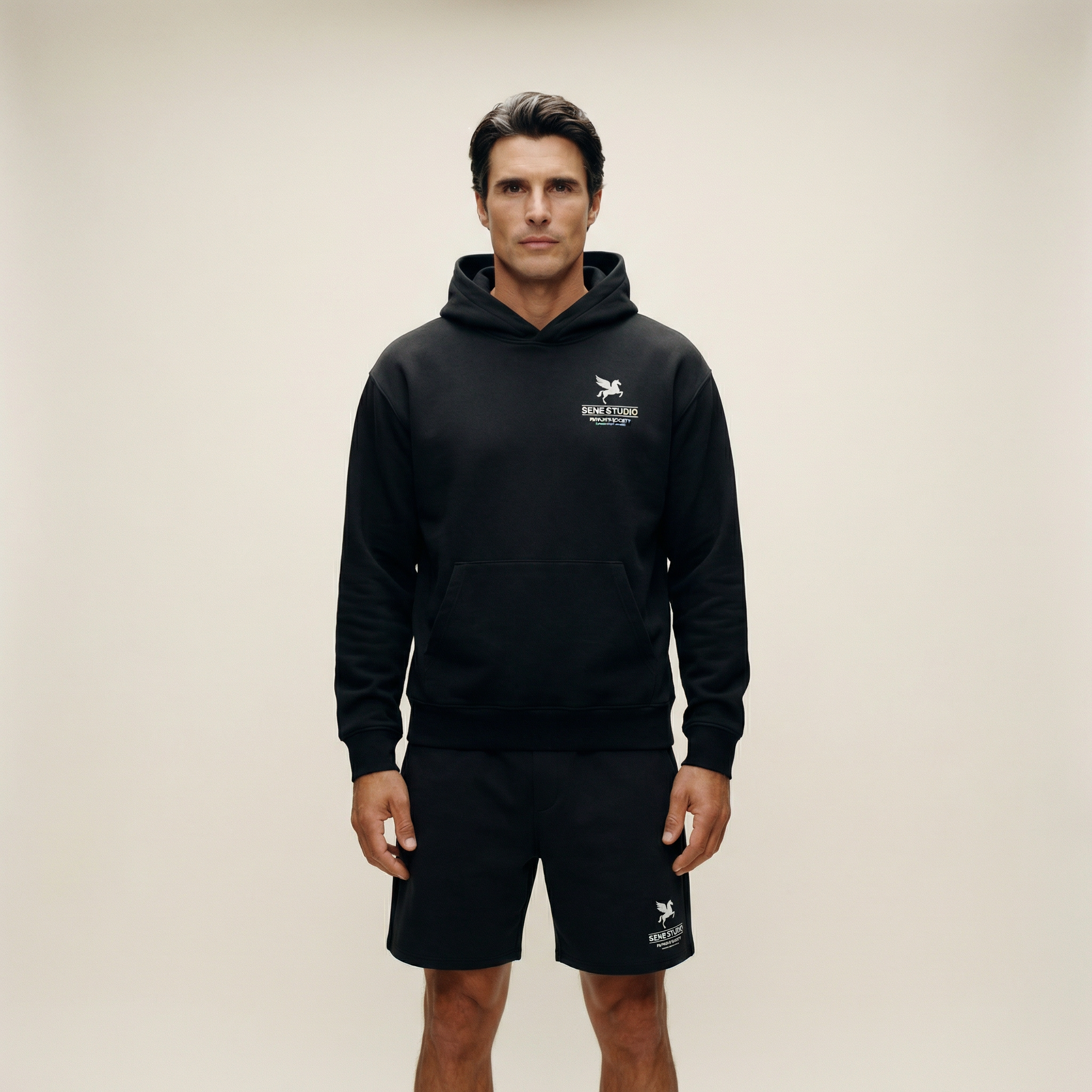 Tags:(Large | 6'2" - 180) Custom t-shirt tee model Kive in Black