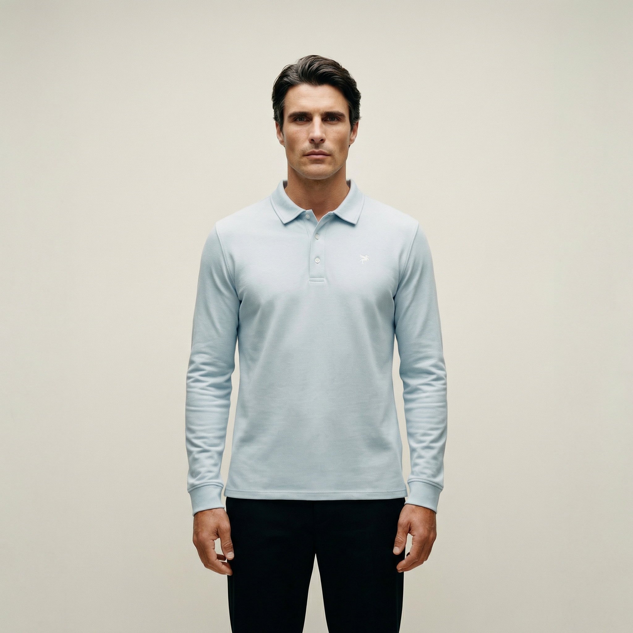 Tags:(6’2" - 180 lbs|Large) Custom t-shirt tee model Kive in Blue Fog