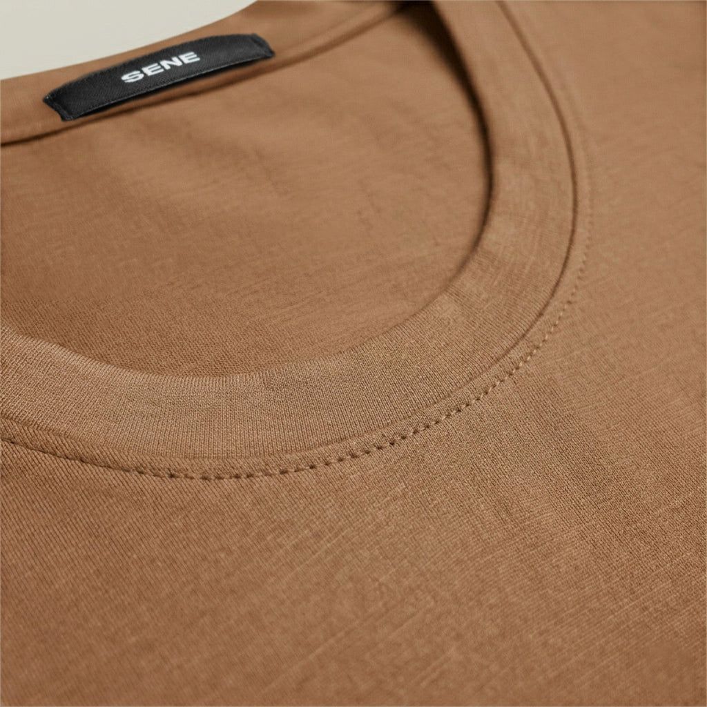 Merino Wool Crew Pocket T-Shirt in Mesa