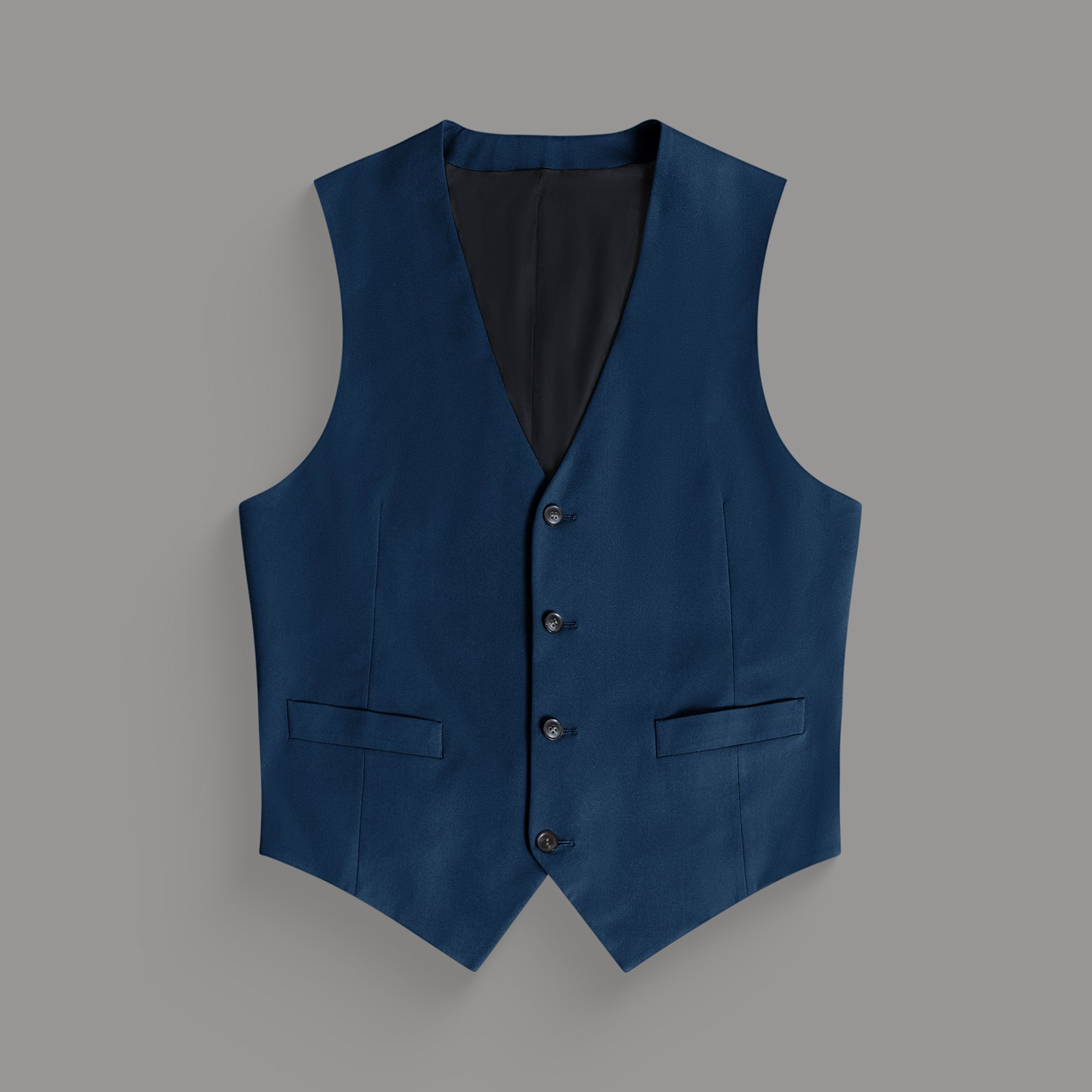 Custom suit vest model Tyler in Nautical Blue