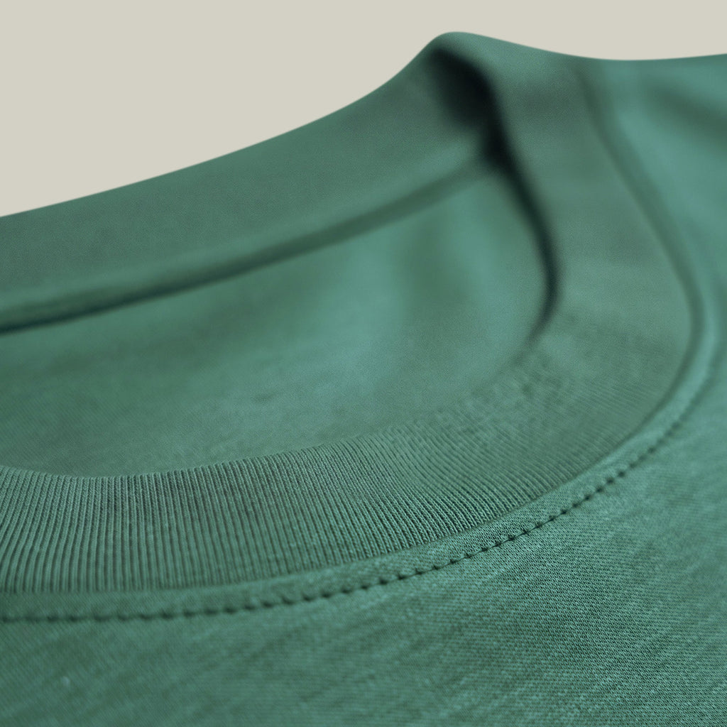 Pima Reserve Long Sleeve T-Shirt model Matteo in Sea Moss