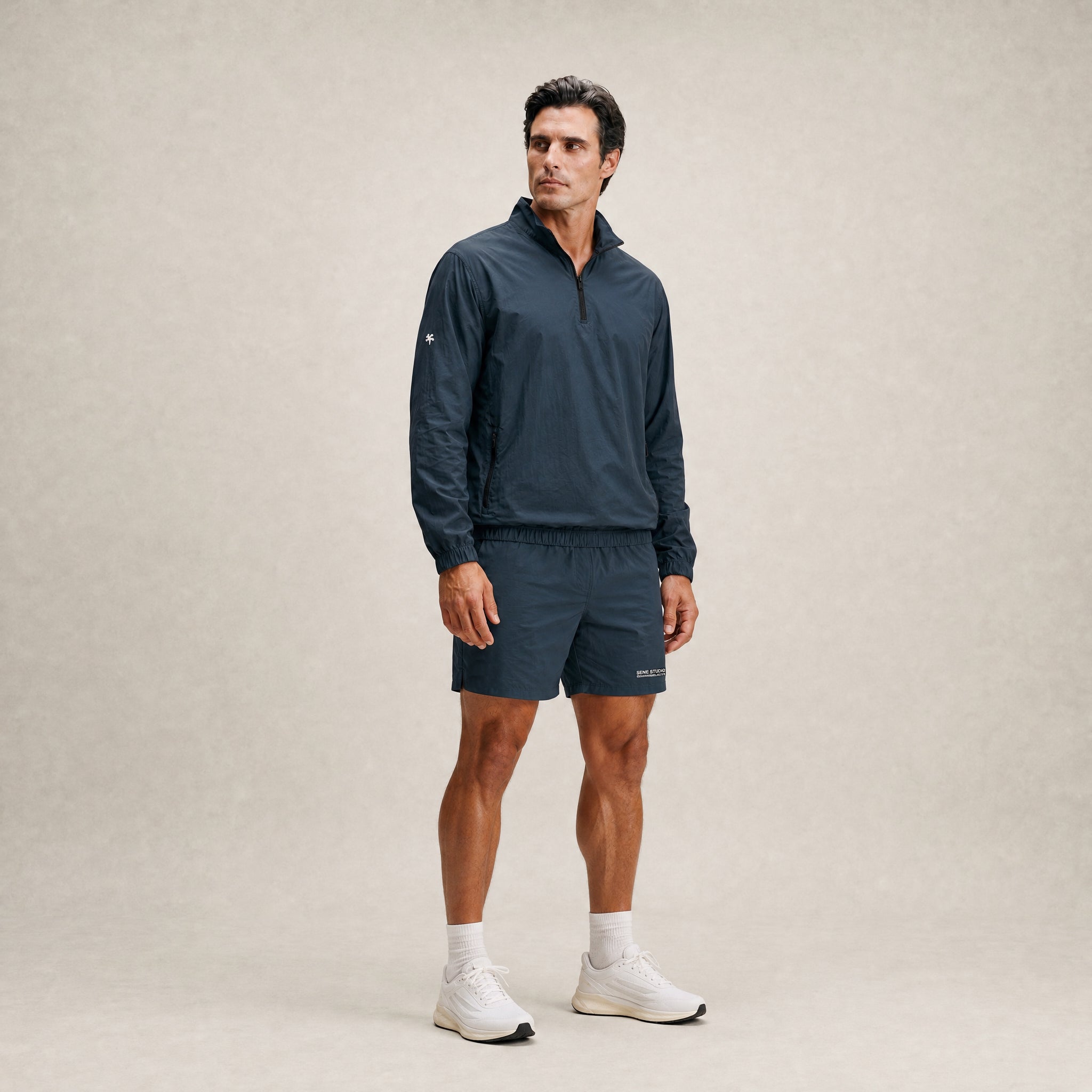 Ultralight Nylon Flex Shorts model Kive in Poseidon