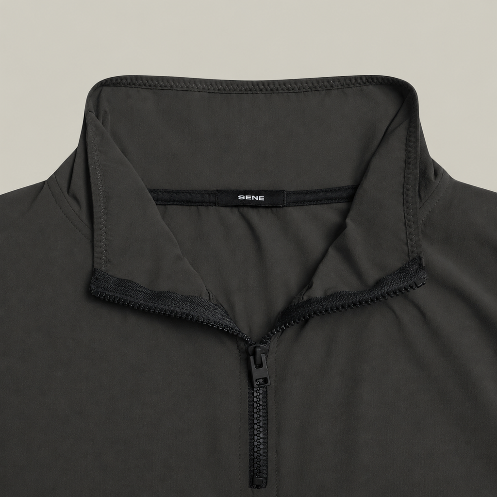 Ultralight Nylon Flex Shorts model Kive in Ash