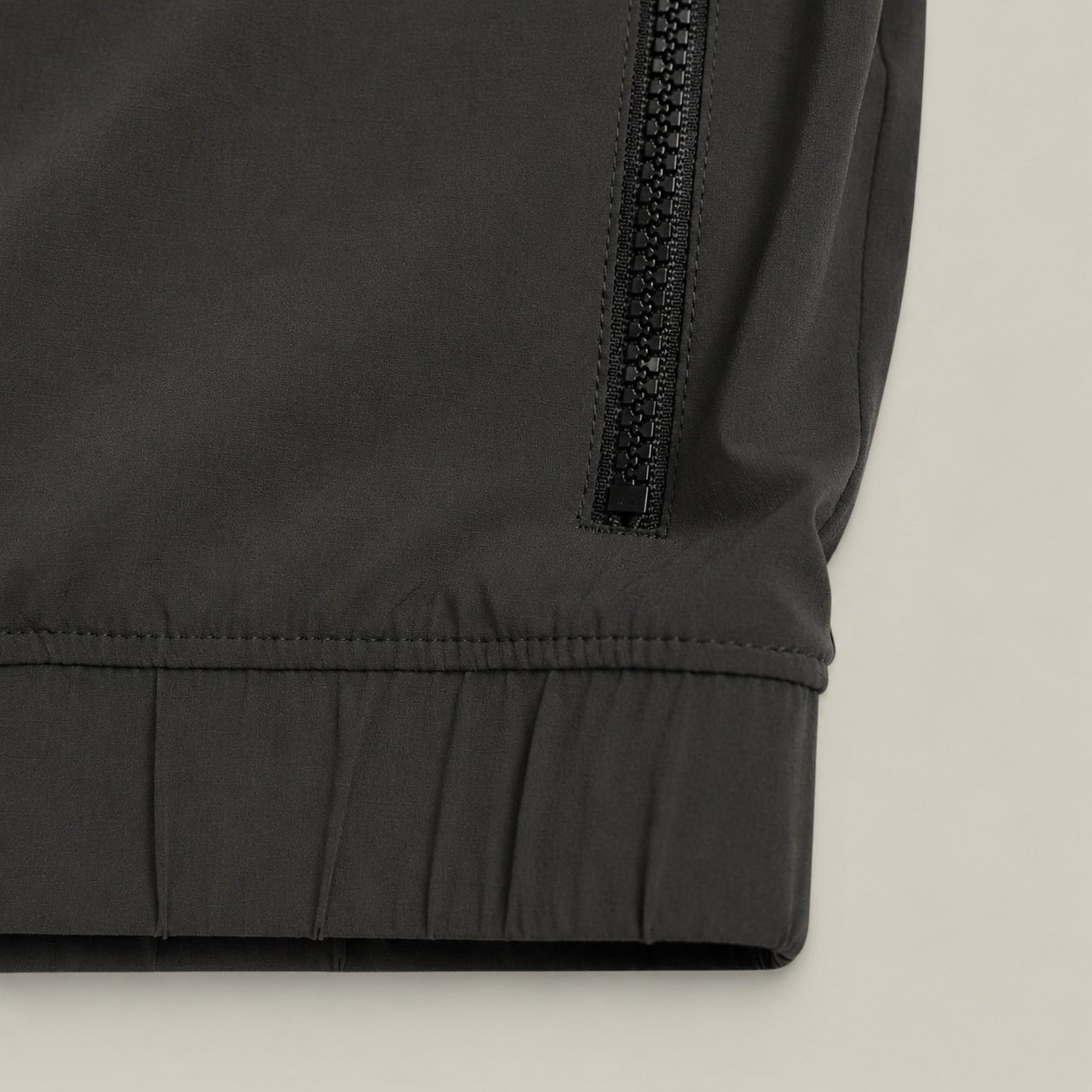 Ultralight Nylon Flex Shorts model Kive in Ash