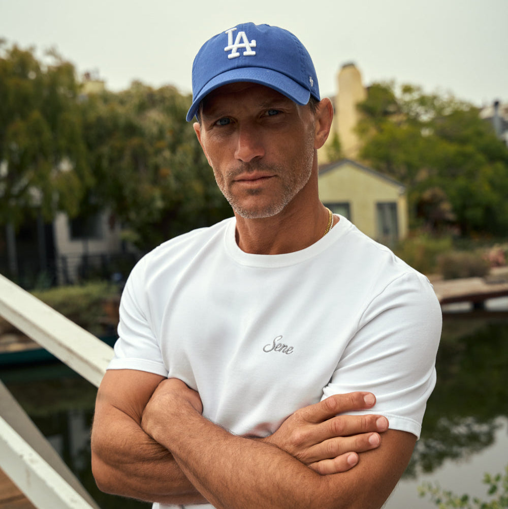 Tags:(6'0" - 180 lbs|Medium) custom t-shirt tee model Tyler in White