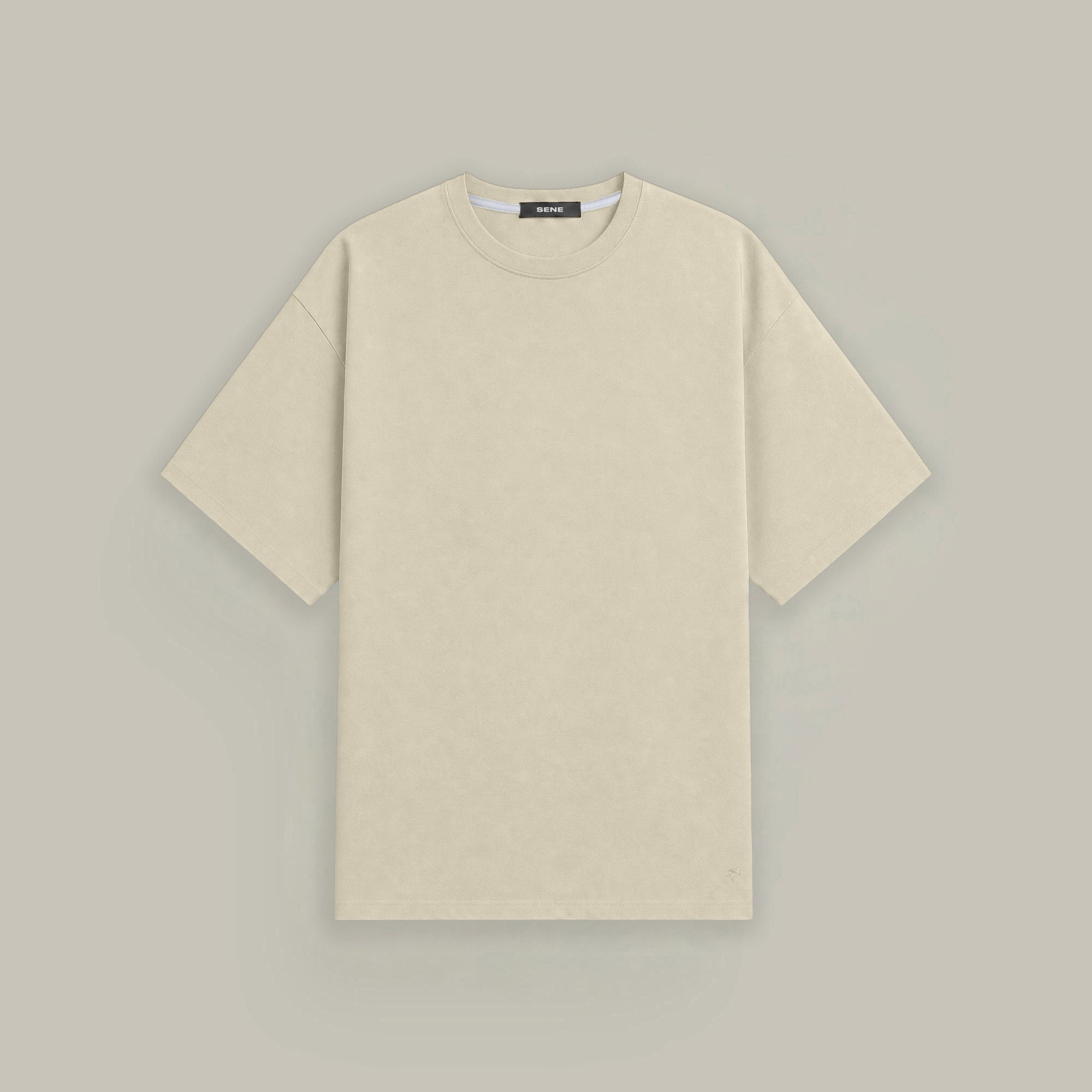 Cumulus Oversized T-Shirt model Matteo in Villa Stone