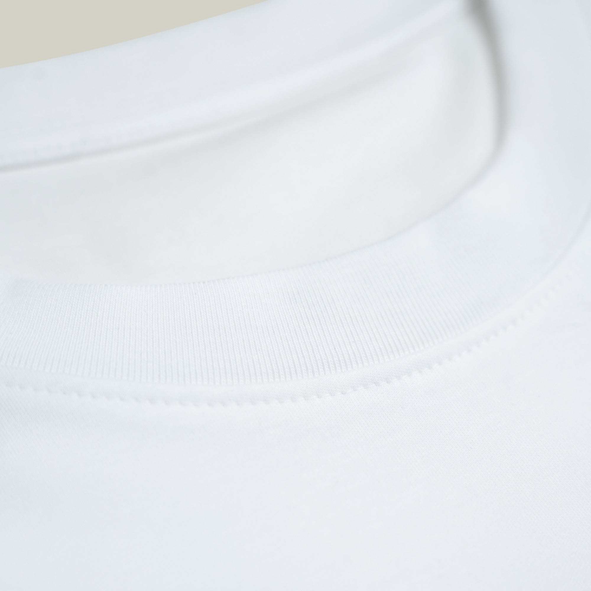 Pima Reserve Long Sleeve T-Shirt model Matteo in White