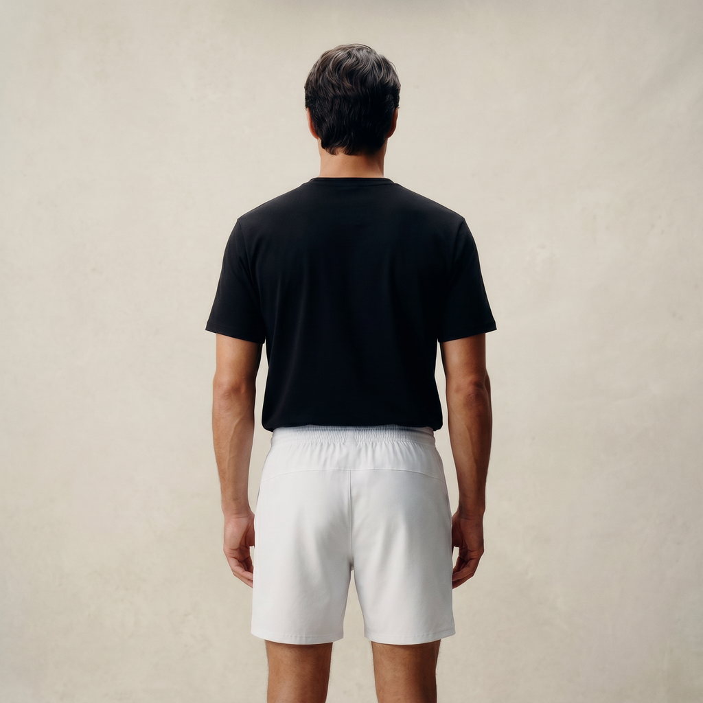 Tags:(Large | 6’2 - 180) Ultralight Nylon Flex Shorts model Kive in White