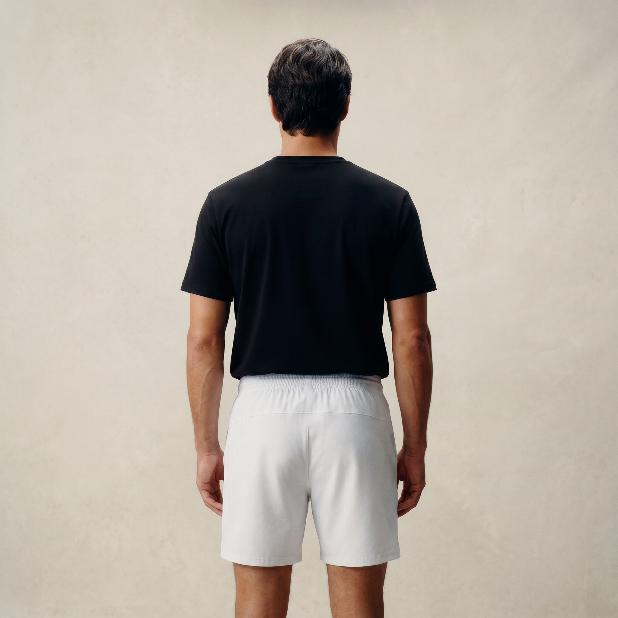 Tags:(Large | 6’2 - 180) Ultralight Nylon Flex Shorts model Kive in White