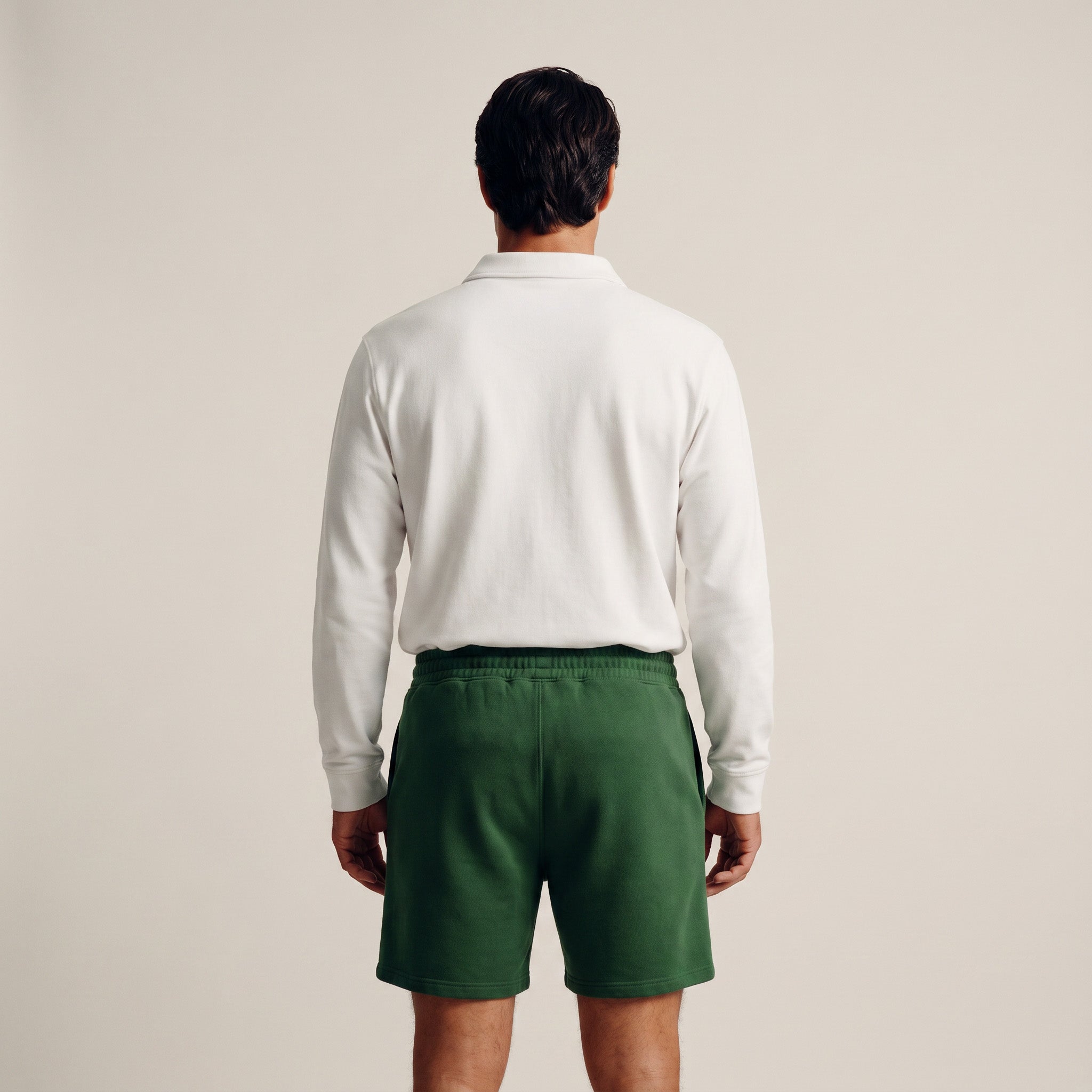 Terry Fleece Shorts model Matteo in Eden