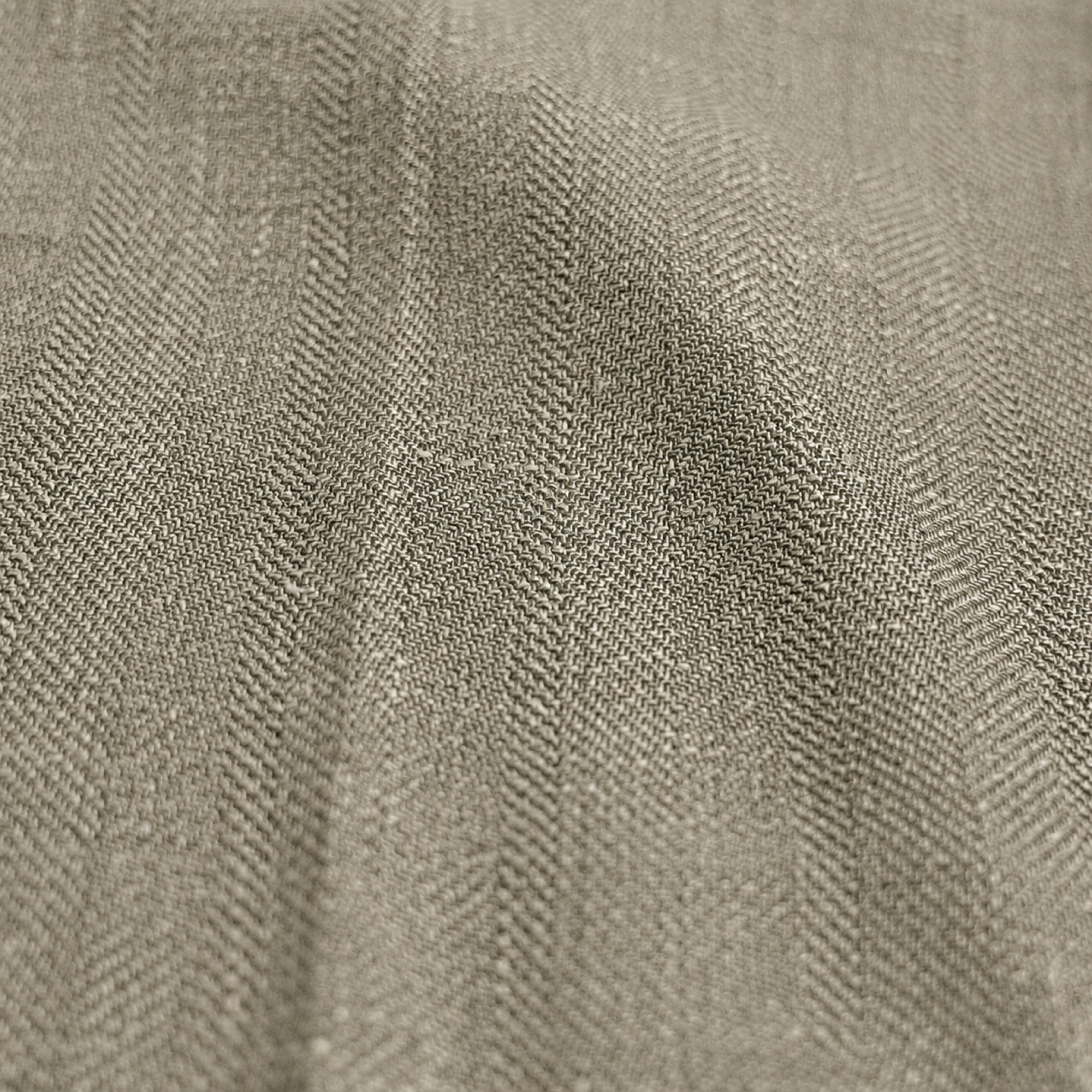 drawstring wool line silk trousers model Matteo in Sage Brush