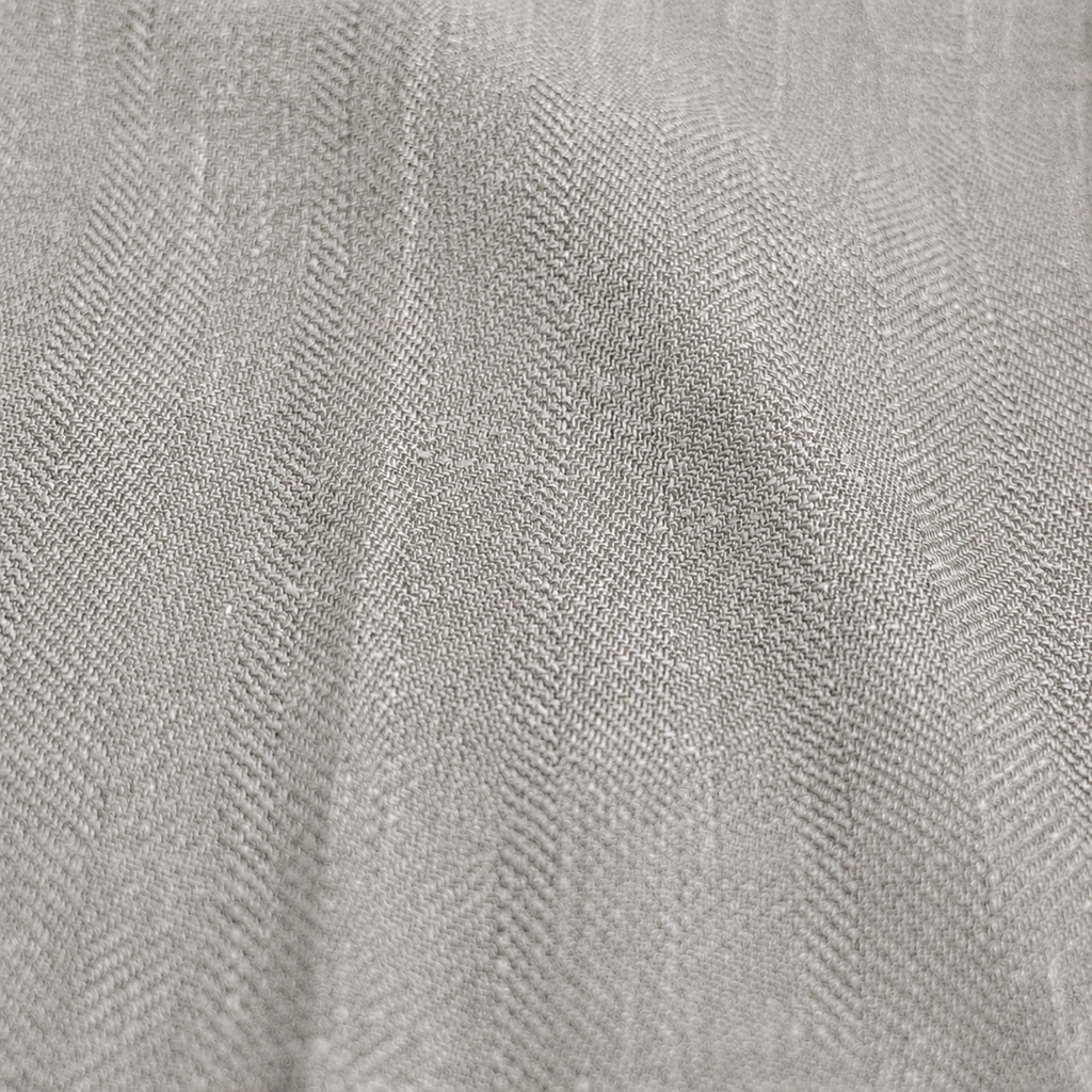 drawstring wool line silk trousers model Matteo in Shoreline