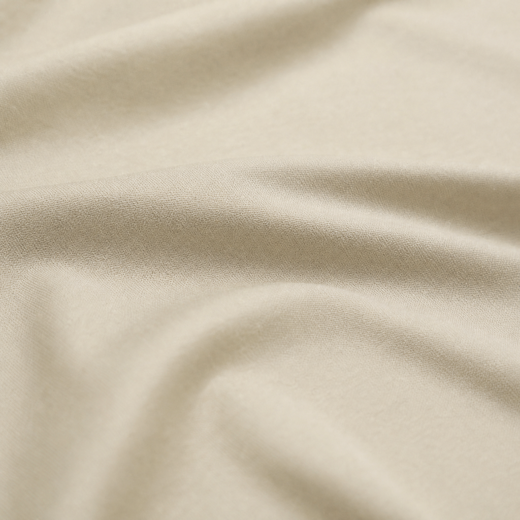 Pima Reserve V-Neck T-Shirt model Matteo in Beige