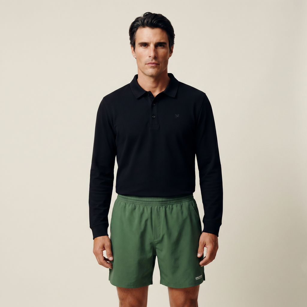 Tags:(Large | 6’2 - 180) Ultralight Nylon Flex Shorts model Kive in Highland
