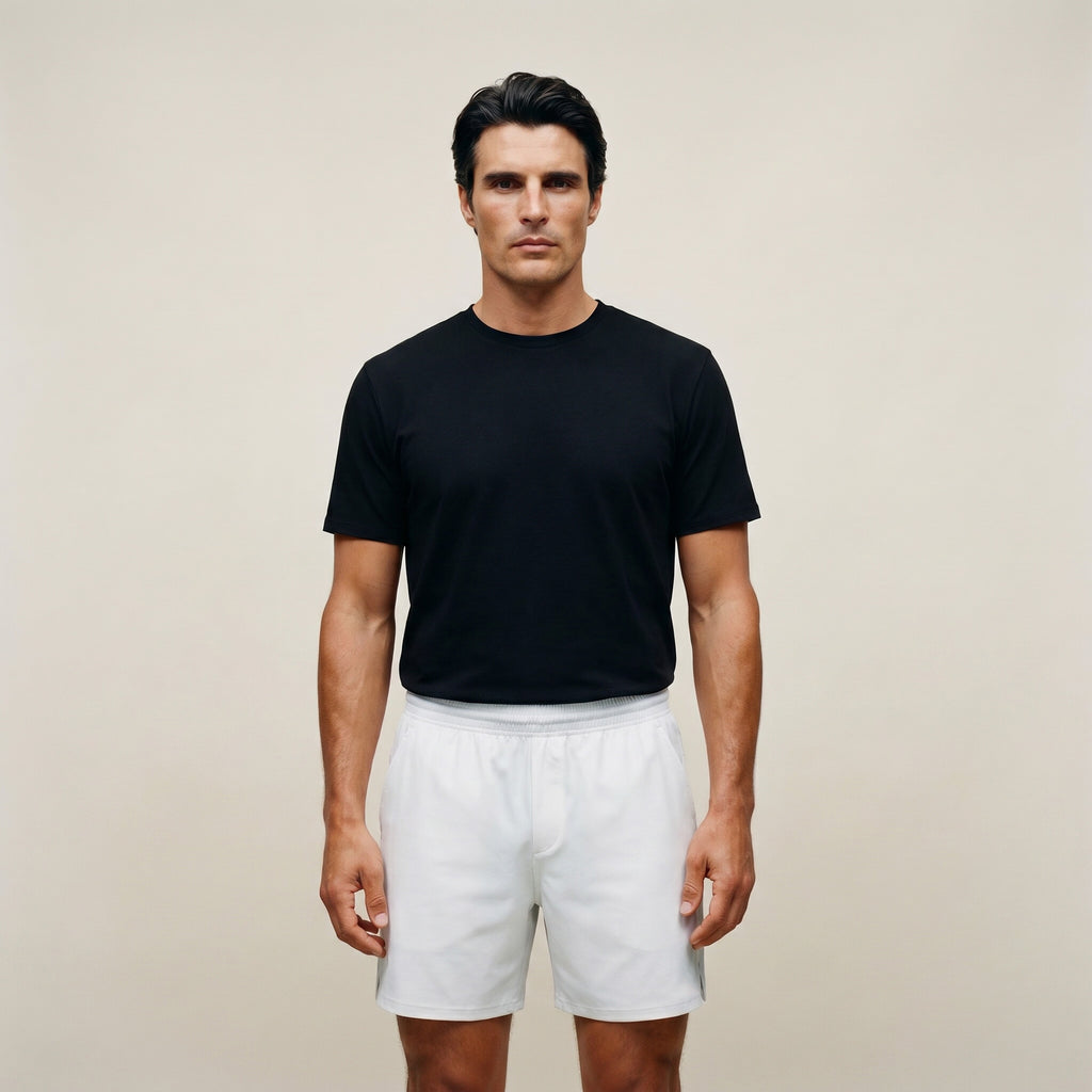 Tags:(Large | 6’2 - 180) Ultralight Nylon Flex Shorts model Kive in White
