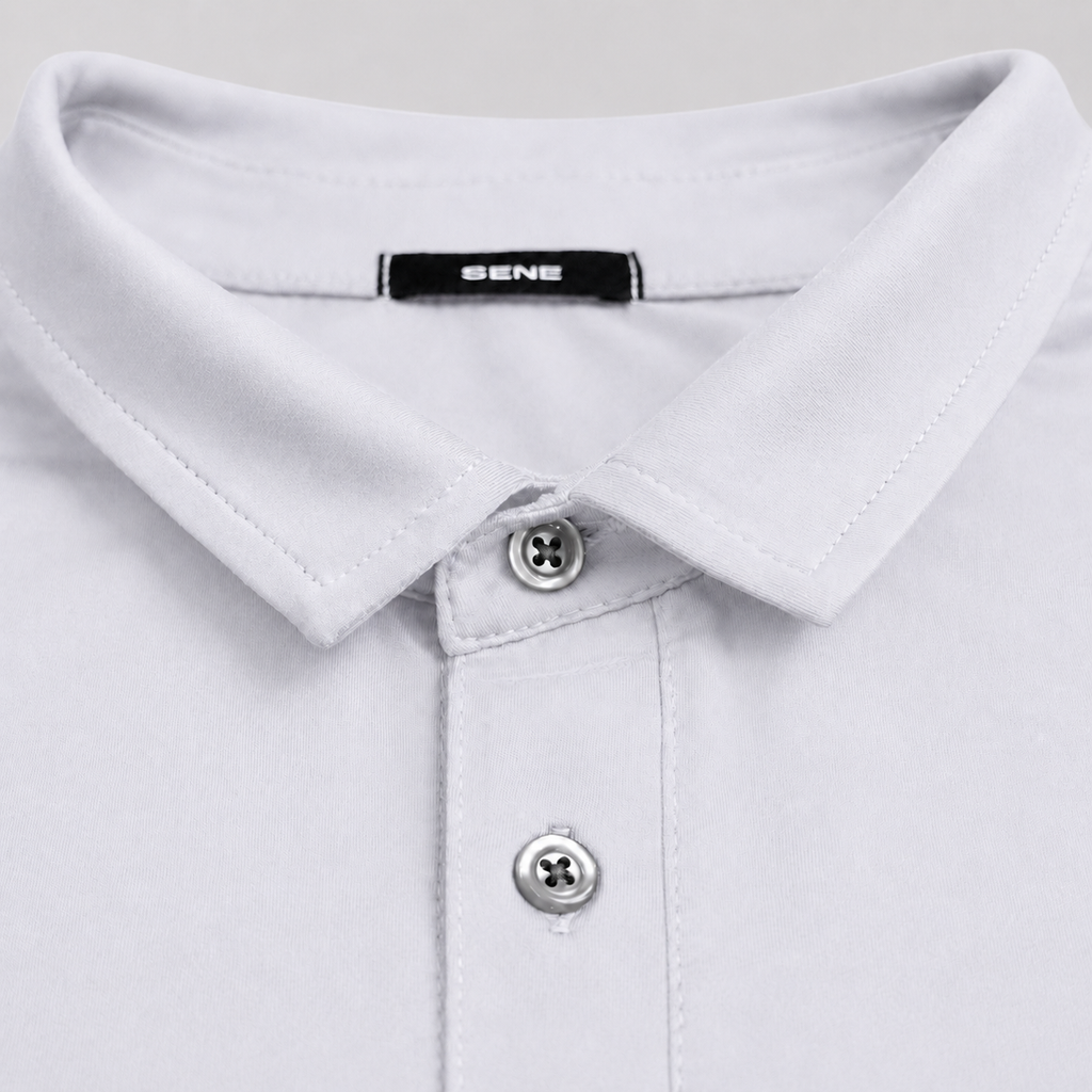 CoolTech Emblem Polo model Chad in Polar