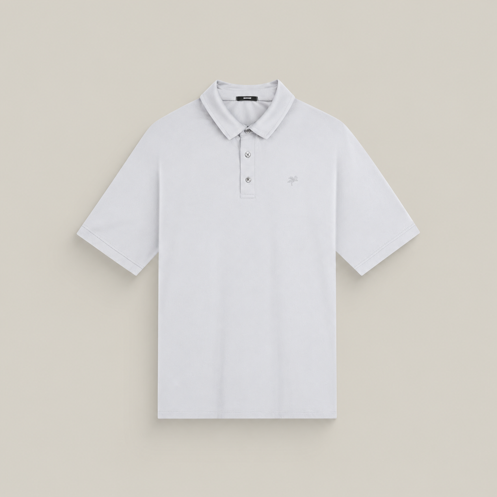 CoolTech Emblem Polo model Chad in Polar