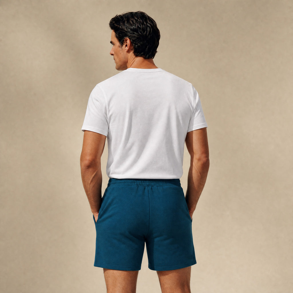 Terry Fleece Shorts model Matteo in Poseidon