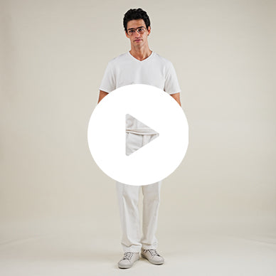 Tags:(6'1" - 165 lbs|Large)  Custom t-shirt tee model Jessey in Bone