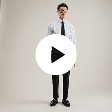 bespoke custom trousers pant chino performance technical model Tyler in Black