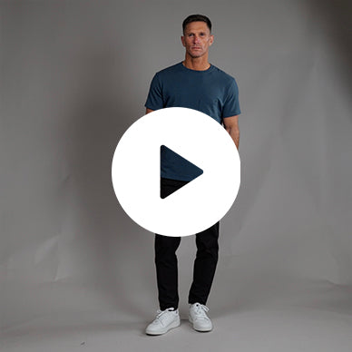 Tags:(6'0" - 180 lbs|Medium) custom t-shirt tee model Tyler in Deep Sea