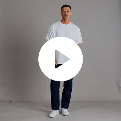 Tags:(6'0" - 180 lbs) custom t-shirt tee model Tyler in White