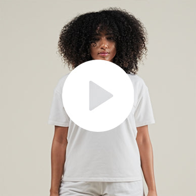  custom t-shirt tee model Melissa in Bone