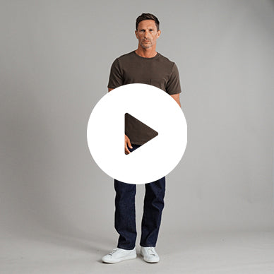 Tags:(6'0" - 180 lbs|Medium) custom t-shirt tee model Tyler in Umber