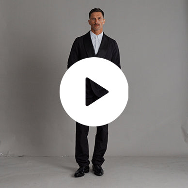 Tags:(6'0"|180 lbs) Bespoke custom Blazer los angeles model Tyler in Black