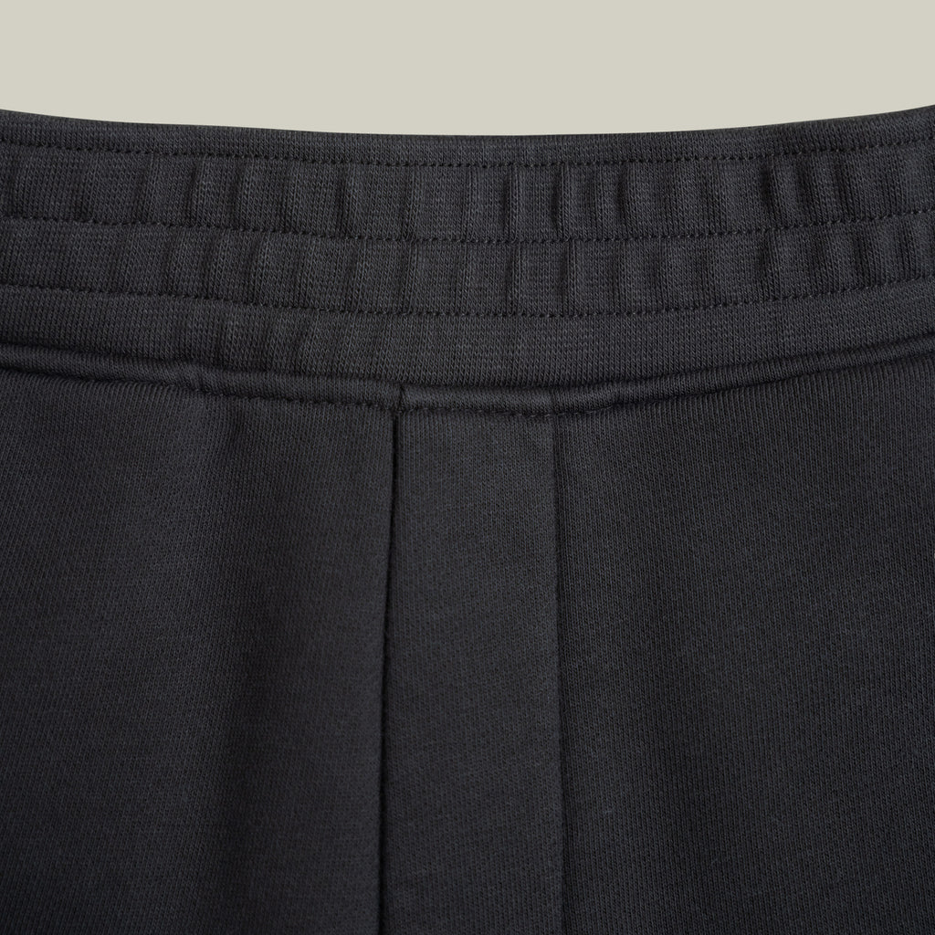 Terry Fleece Shorts model Matteo in Smoke