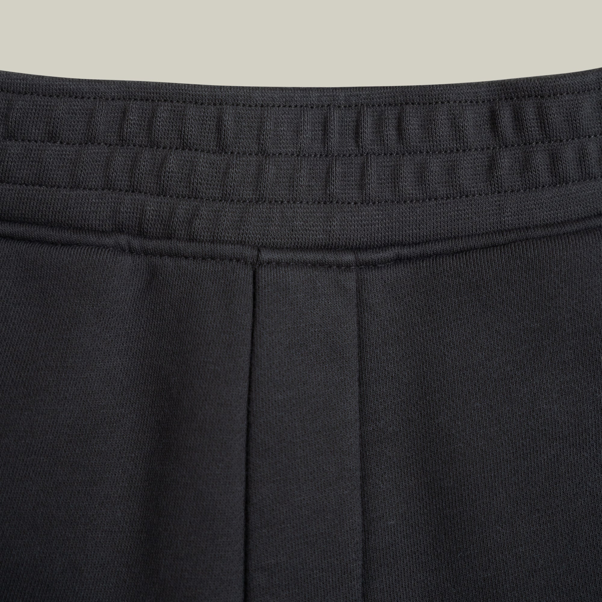 Terry Fleece Shorts model Matteo in Smoke