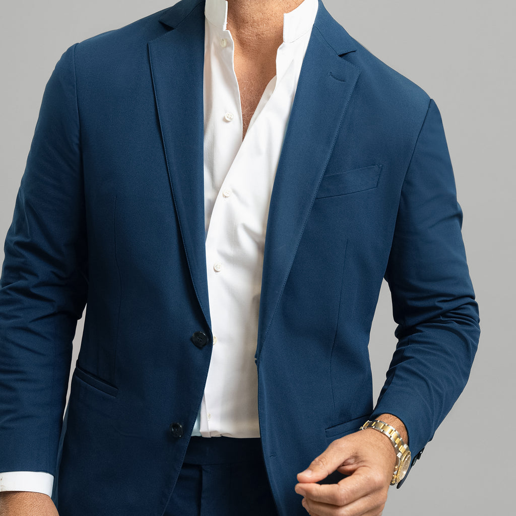 Soho FlexTech Blazer in Nautical Blue