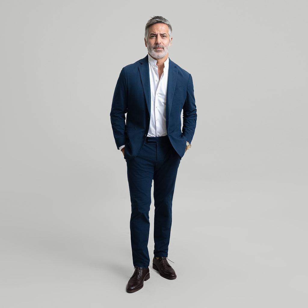 Soho FlexTech Blazer in Nautical Blue