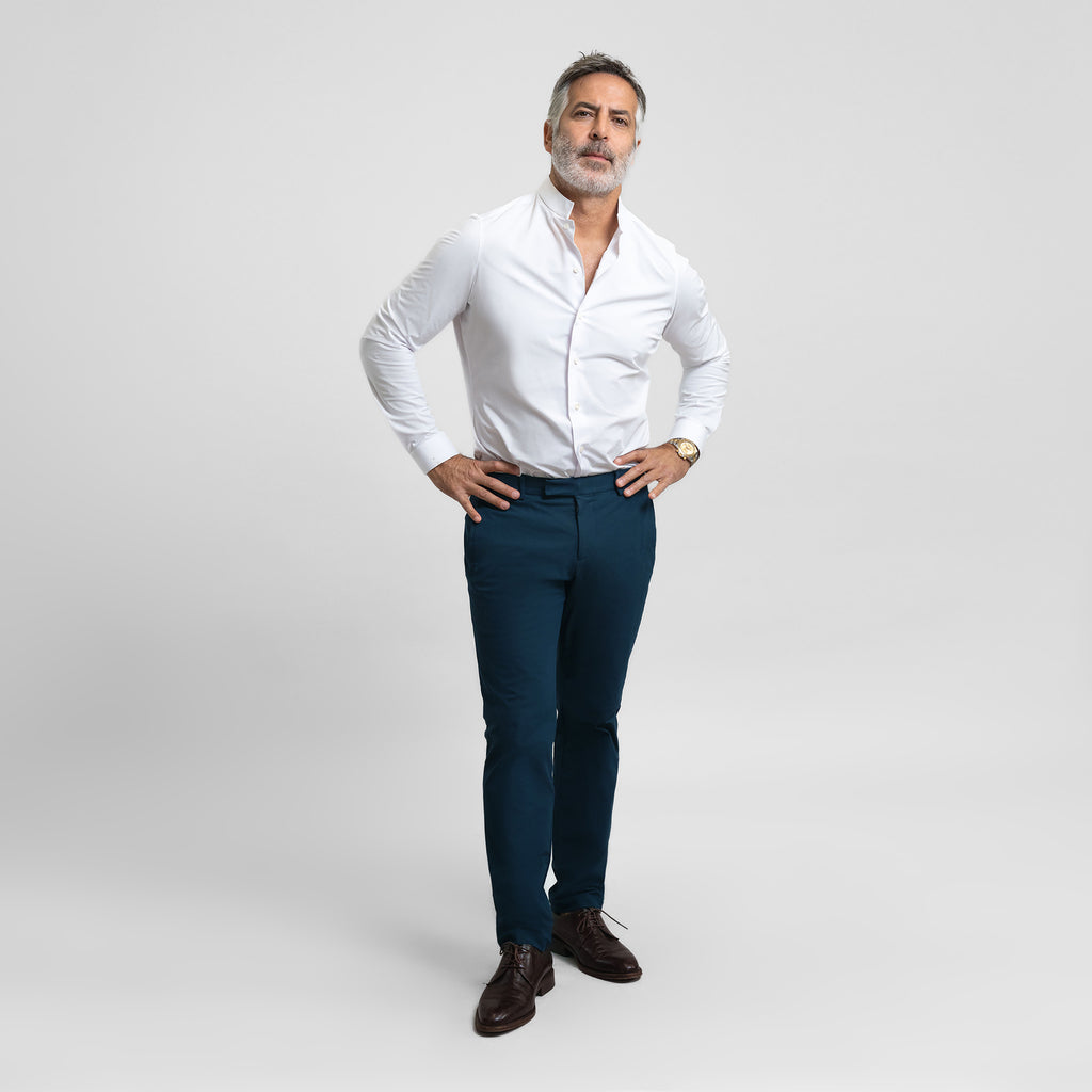 Soho FlexTech Pants in Nautical Blue
