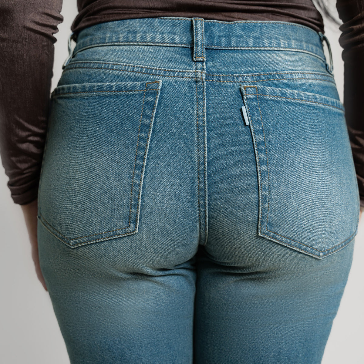 cigarette custom jeans vintage model Alysa in Indigo Dune