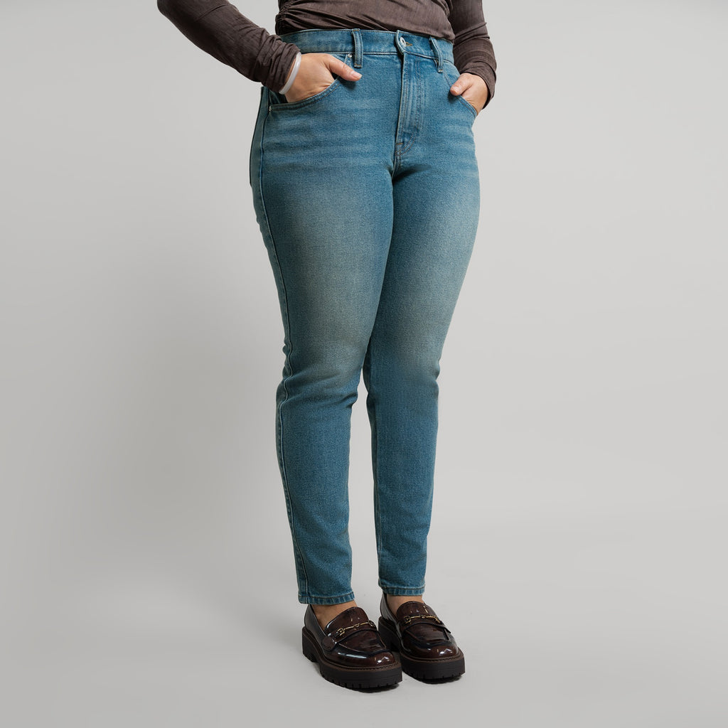 cigarette custom jeans vintage model Alysa in Indigo Dune