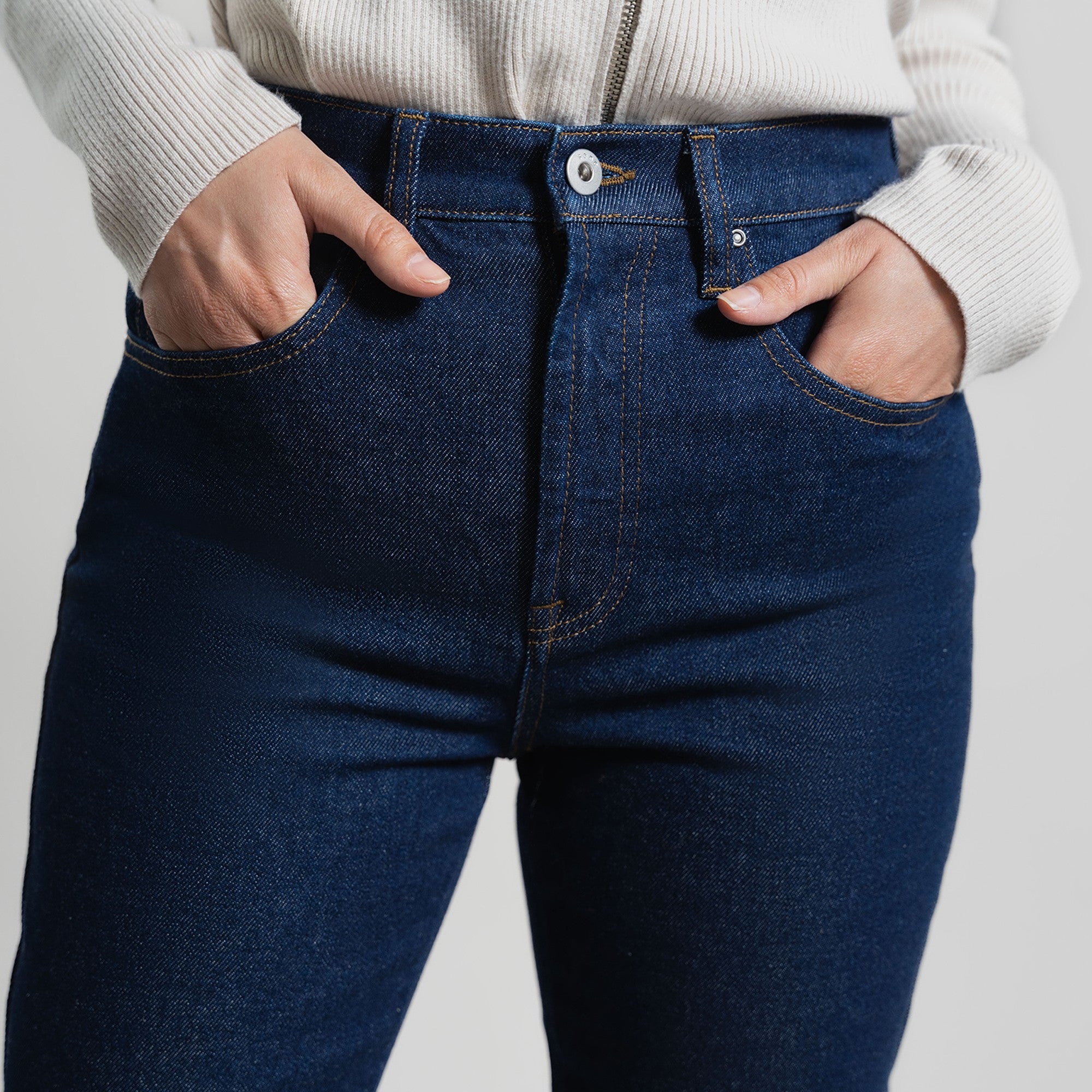 Tags:(5'8"|0-2) True vintage mom jeans custom sizeless tailored model Moe in Deep Indigo
