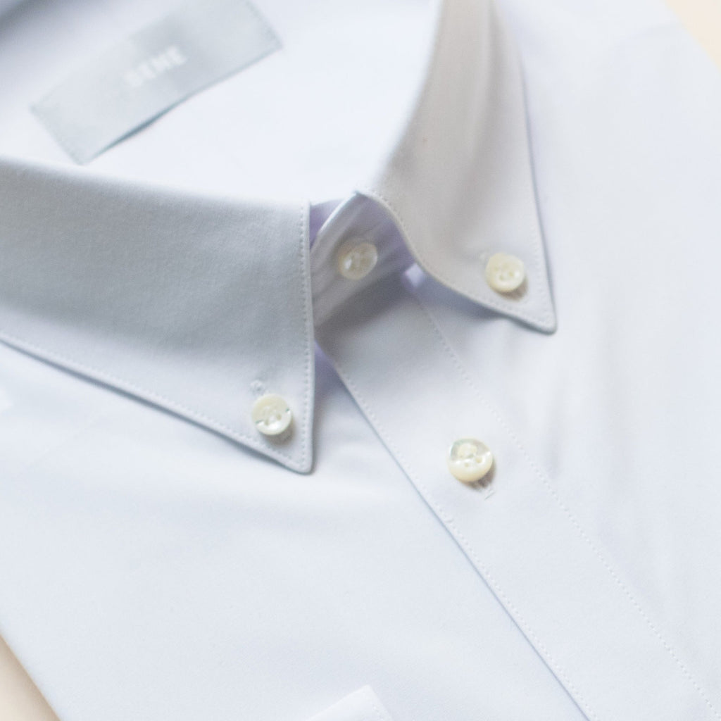 Custom Bespoke Tailored Mercer Shirt model Guillermo in White BreezeTech