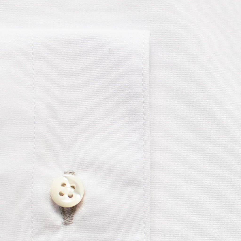 Custom Bespoke Tailored Mercer Shirt model Guillermo in White BreezeTech