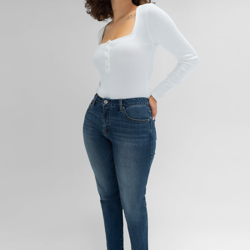 Tags:(5'9"|8-10) custom air cigarette jeans model Brianna in Sur Blue