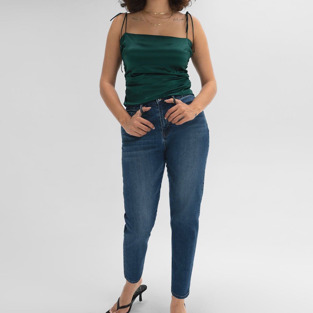 Tags:(5'9"|8-10) custom air cigarette jeans model Brianna in Sur Blue