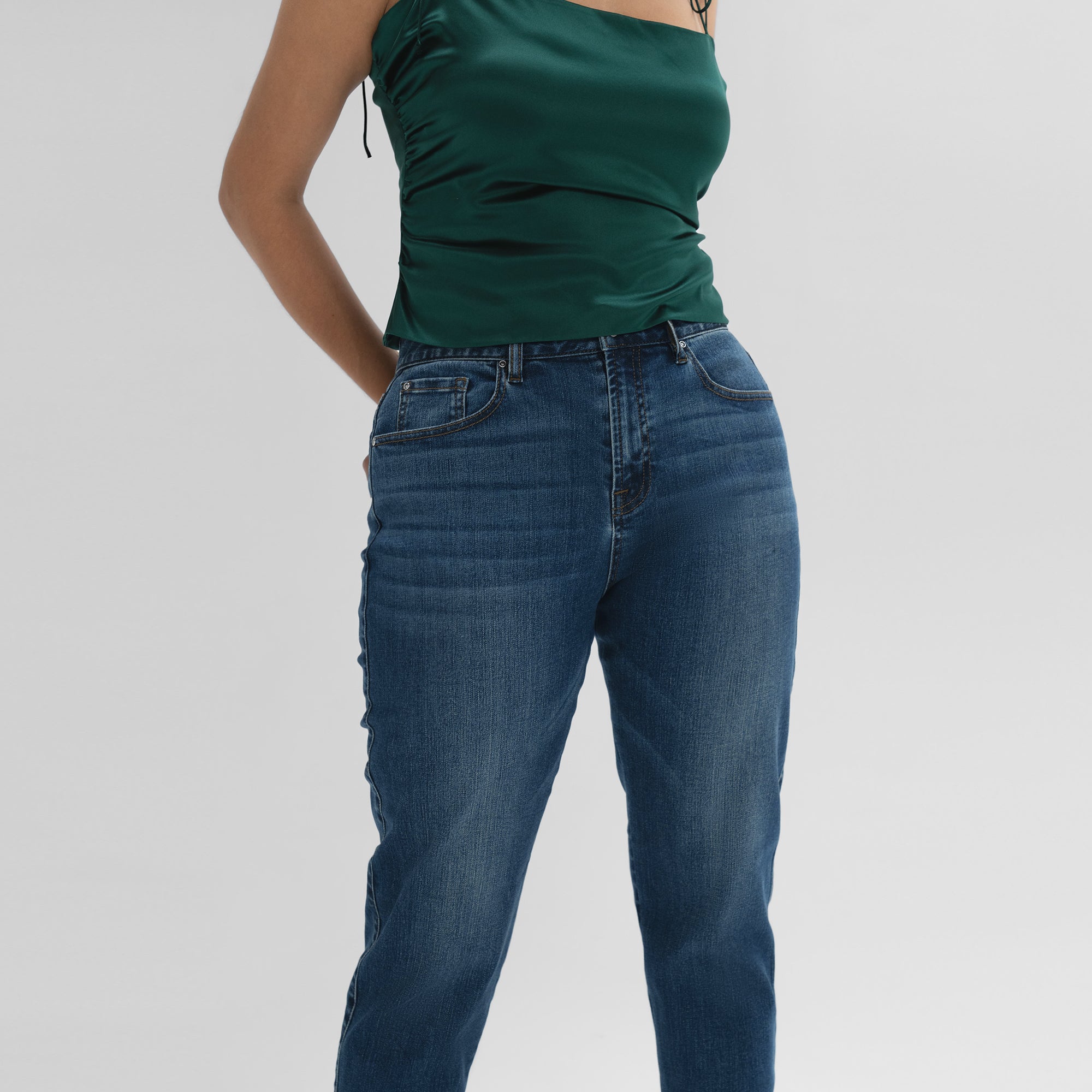 Tags:(5'9"|8-10) custom air cigarette jeans model Brianna in Sur Blue