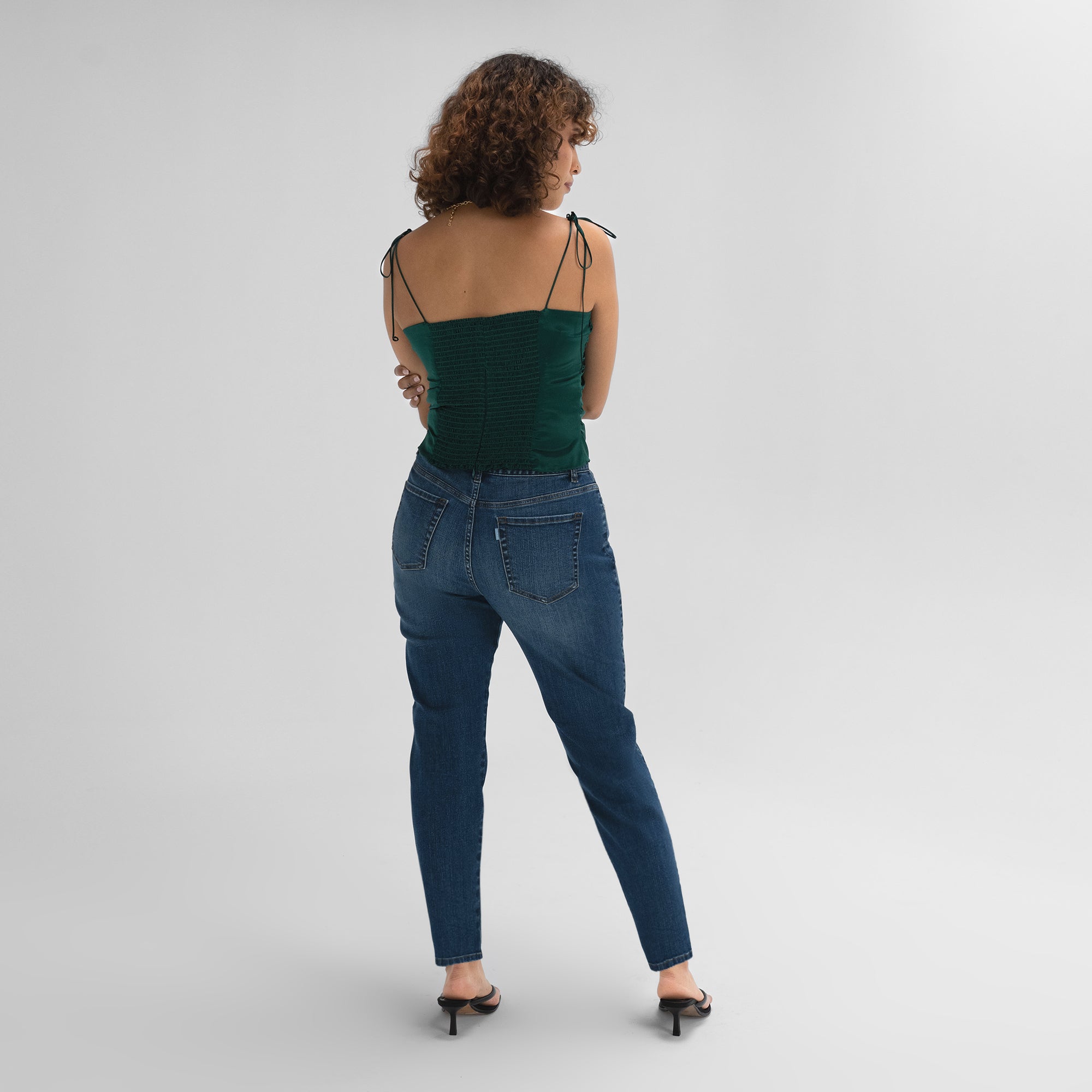 cigarette jeans pants The | Women's Jeans, Sabina, 32 belt loops and branded leather jacron at back of the waist Sizeless Cigarette Jeans For Women