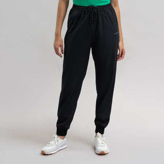 custom bespoke athleisure drawstring jogger model Moe in Black