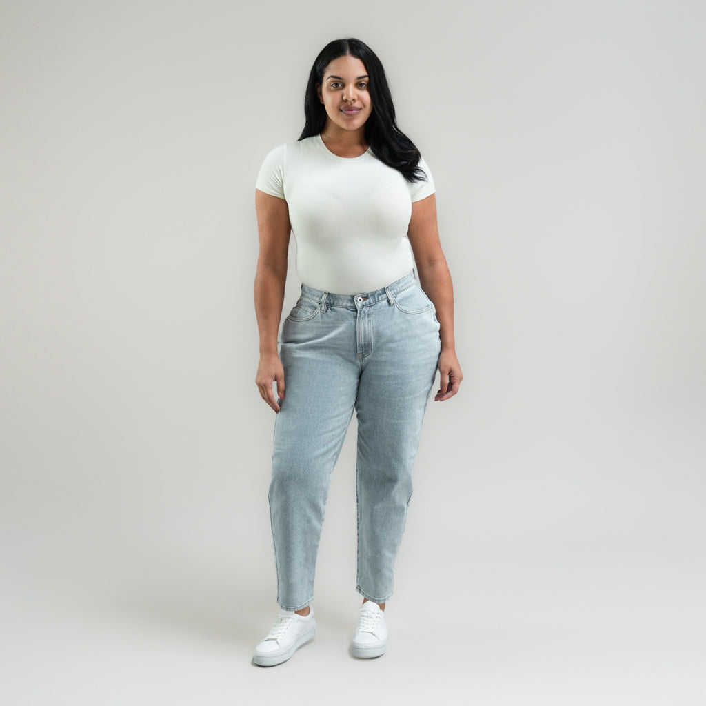 Tags:(5'10"|14-16) True vintage mom jeans custom sizeless tailored model Drew in Vintage Gin